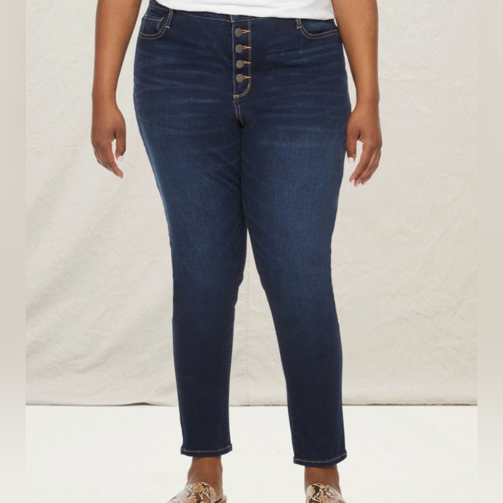 A.N.A High Rise Skinny Jeans Plus Size 24W